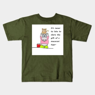 macaroni tiger Kids T-Shirt